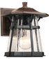 Derby 1-Light Small Wall Lantern Espresso
