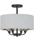 Cheyenne 4-light Semi Flush Mount Western Bronze