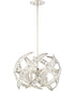 Crescent 4-light Pendant Polished Nickel