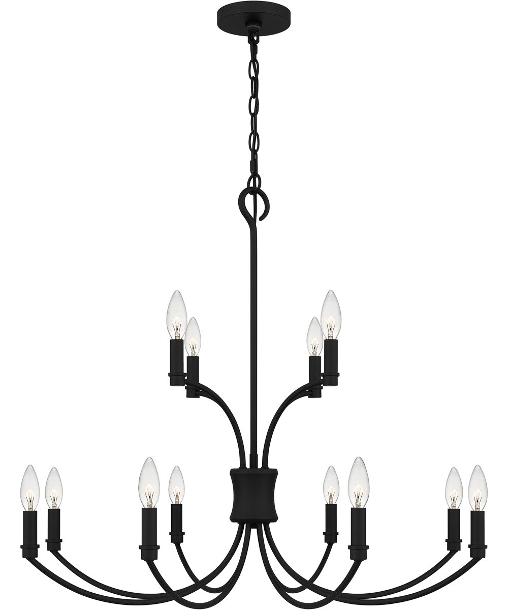 Briar 12-light Chandelier Matte Black