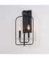 Madeira 2-Light Sconce Anthracite