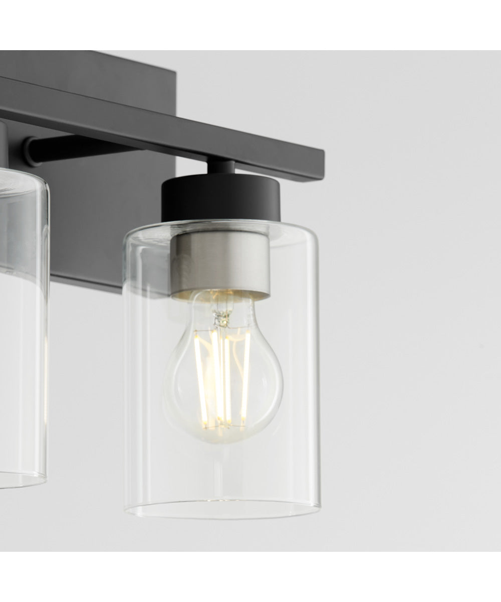 Carter 2-light Bath Vanity Light Matte Black