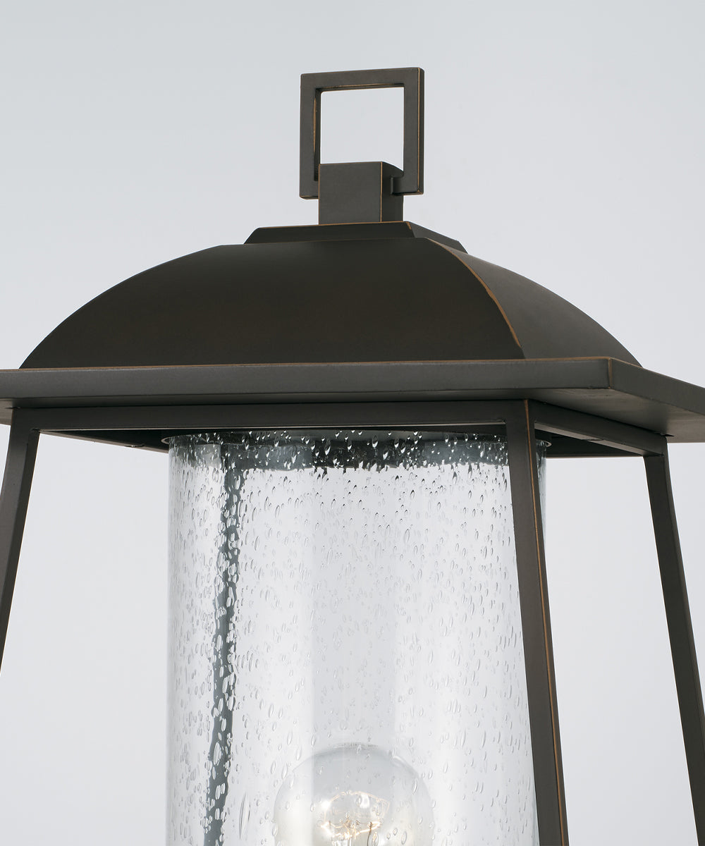 Durham 1-Light Outdoor Post-Lantern Rain or Shine - Oiled Bronze