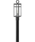 Porter 1-Light LED Medium Outdoor Post Top or Pier Mount Lantern in Aged Zinc