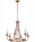 Marlowe 6-Light Chandelier Satin Brass