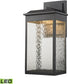 22"H Newcastle LED Outdoor Wall Sconce Matte Black