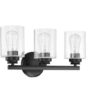 Bolden 3-Light Bath Vanity Light Flat Black