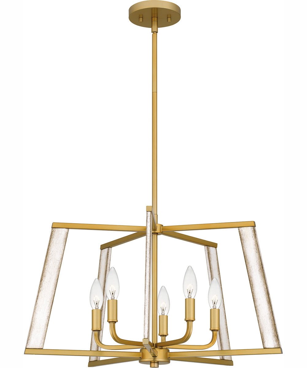Mayline 5-light Pendant Light Gold