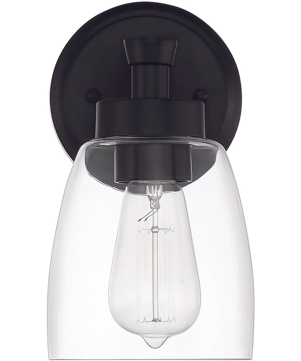 Henning 1-Light Wall Sconce Flat Black