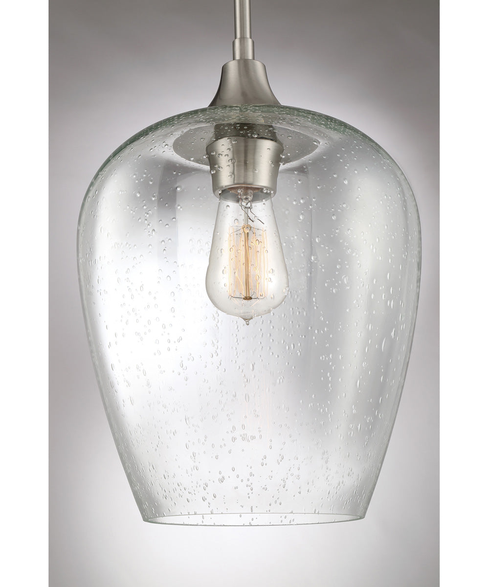 Towne Small 1-light Mini Pendant Brushed Nickel