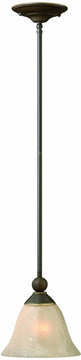8"W Bolla 1-Light Mini Pendant Olde Bronze