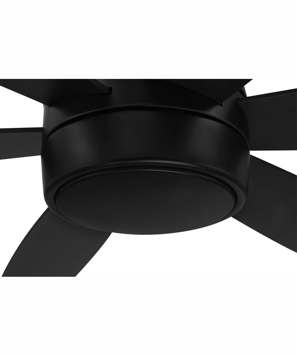 52" Trevor 1-Light Ceiling Fan Flat Black