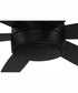 52" Trevor 1-Light Ceiling Fan Flat Black