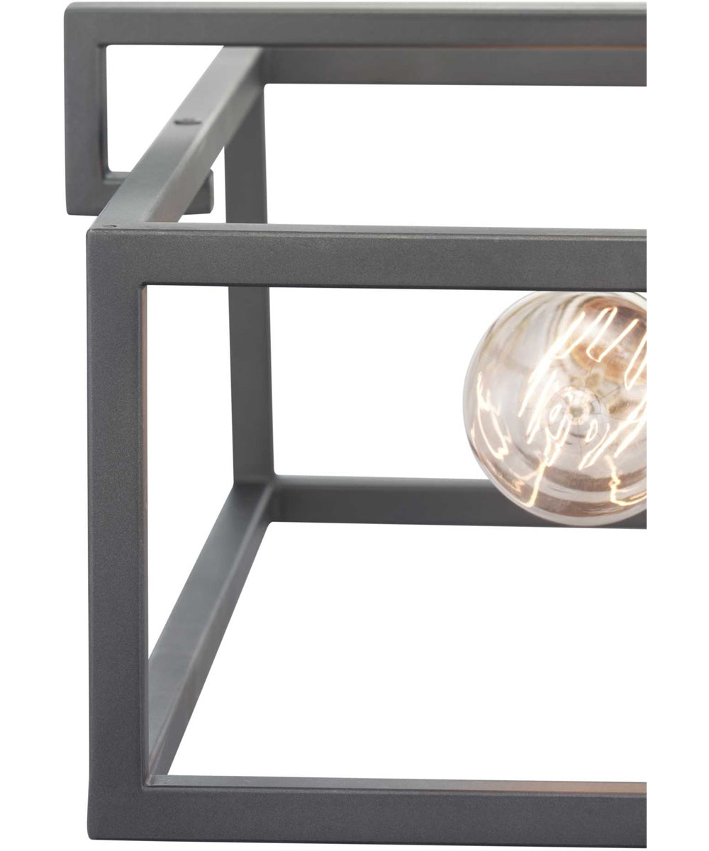 Blakely 2-Light Semi-Flush Convertible Graphite