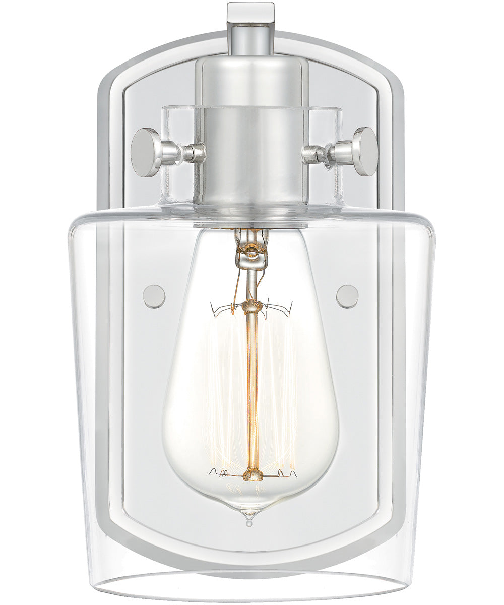 Ledger Small 1-light Wall Sconce Polished Nickel