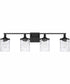 Colton 4-Light Vanity Matte Black