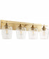 Veno 4-light Bath Vanity Light Aged Brass
