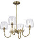 Brookside 4-Light Chandelier Vintage Brass