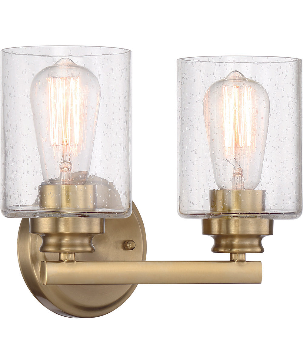 Bolden 2-Light Vanity Satin Brass
