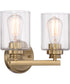 Bolden 2-Light Vanity Satin Brass