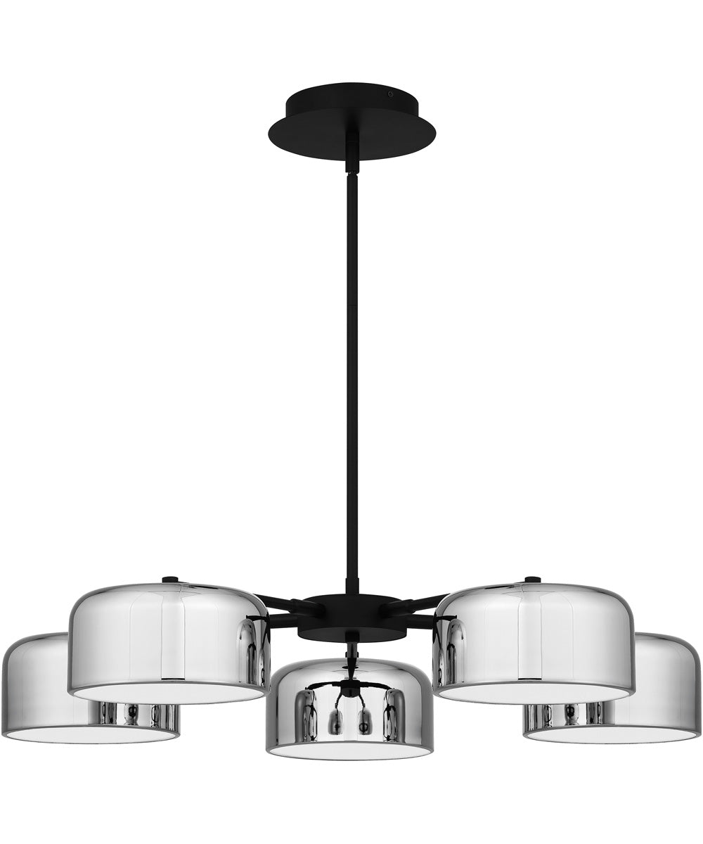 Gabriel  Chandelier Matte Black