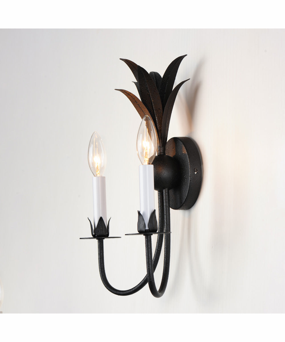 Paloma 2-Light Sconce Anthracite