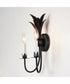 Paloma 2-Light Sconce Anthracite