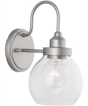 Daphne 1-Light Sconce Brushed Nickel Painted