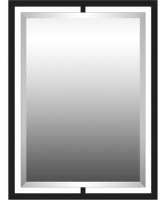 Quoizel Reflections Large Mirror Matte Black