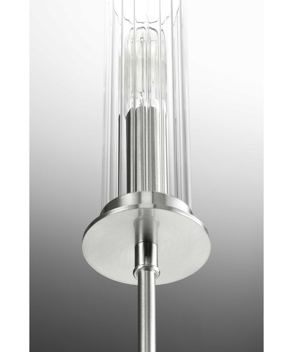 Rainey 3-Light. Semi-Flush Convertible Brushed Nickel