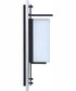 Heights 1-Light Outdoor Wall Lantern Stainless Steel / Midnight