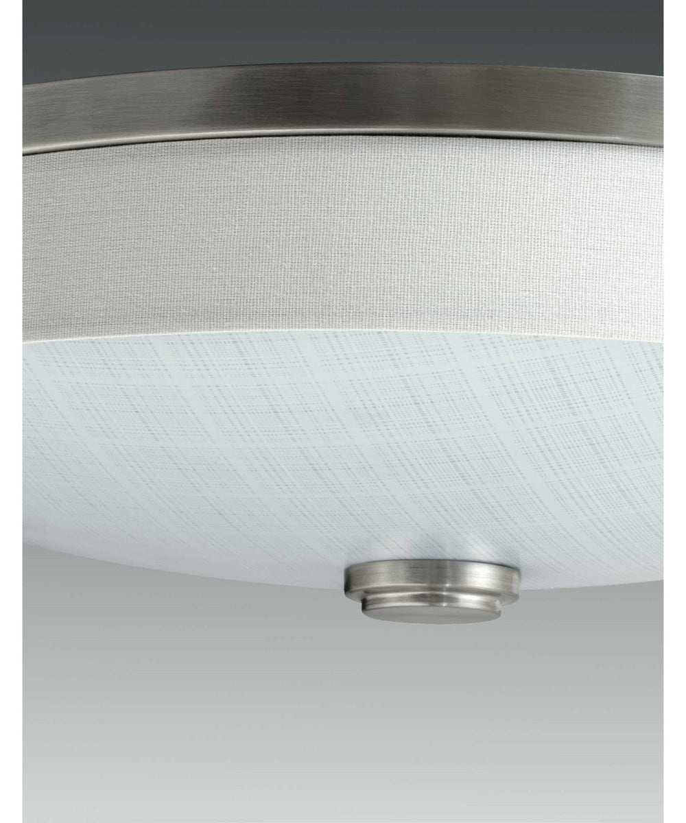 Weaver LED 3-Light LED 22" Flush Mount Brushed Nickel
