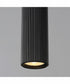 Reeds 1-Light LED Pendant - Stem Hung Black