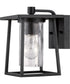 Lodge Small 1-light Outdoor Wall Light Mystic Black