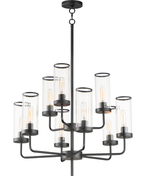 Crosby 9-Light Chandelier Black