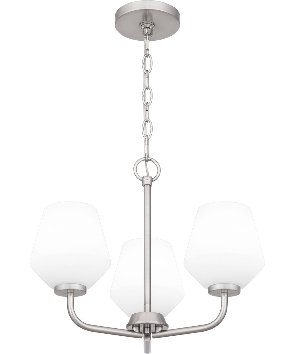 Nielson Large 3-light Pendant Brushed Nickel