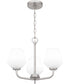 Nielson Large 3-light Pendant Brushed Nickel