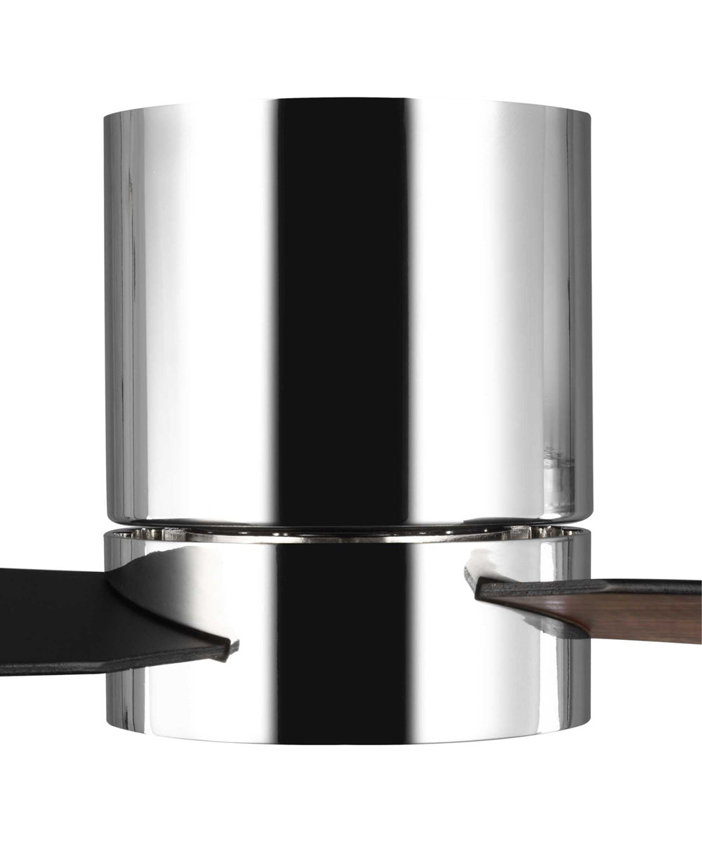 Braden 56" 3-Blade Indoor Hugger Ceiling Fan Polished Chrome
