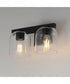 Scoop 2-Light Bath Vanity Black