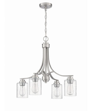 Bolden 4-Light Down Chandelier Brushed Polished Nickel