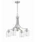 Bolden 4-Light Down Chandelier Brushed Polished Nickel