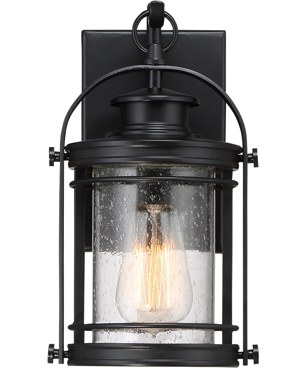 Booker Small 1-light Outdoor Wall Light Mystic Black