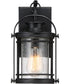 Booker Small 1-light Outdoor Wall Light Mystic Black