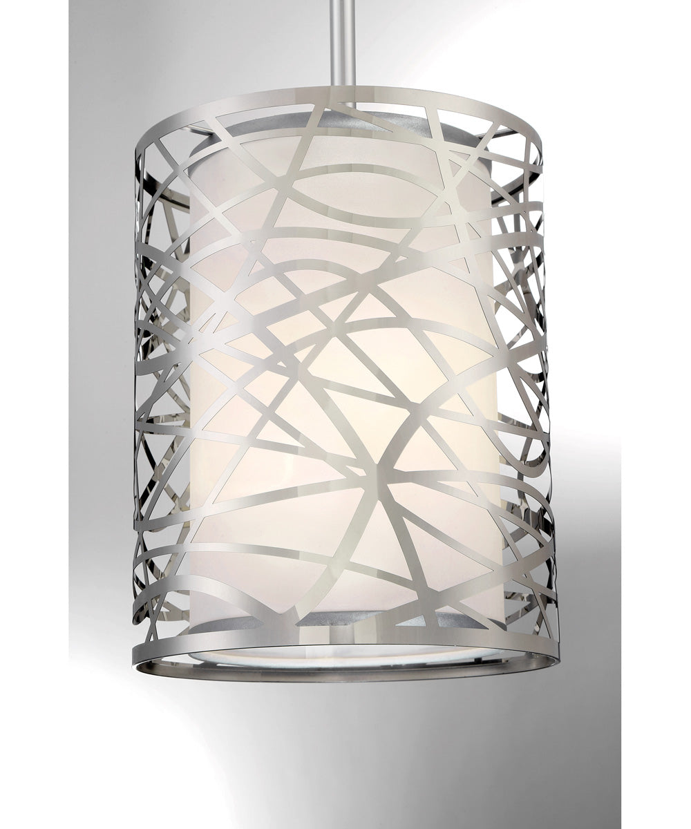 Abode Small 1-light Mini Pendant Polished Chrome