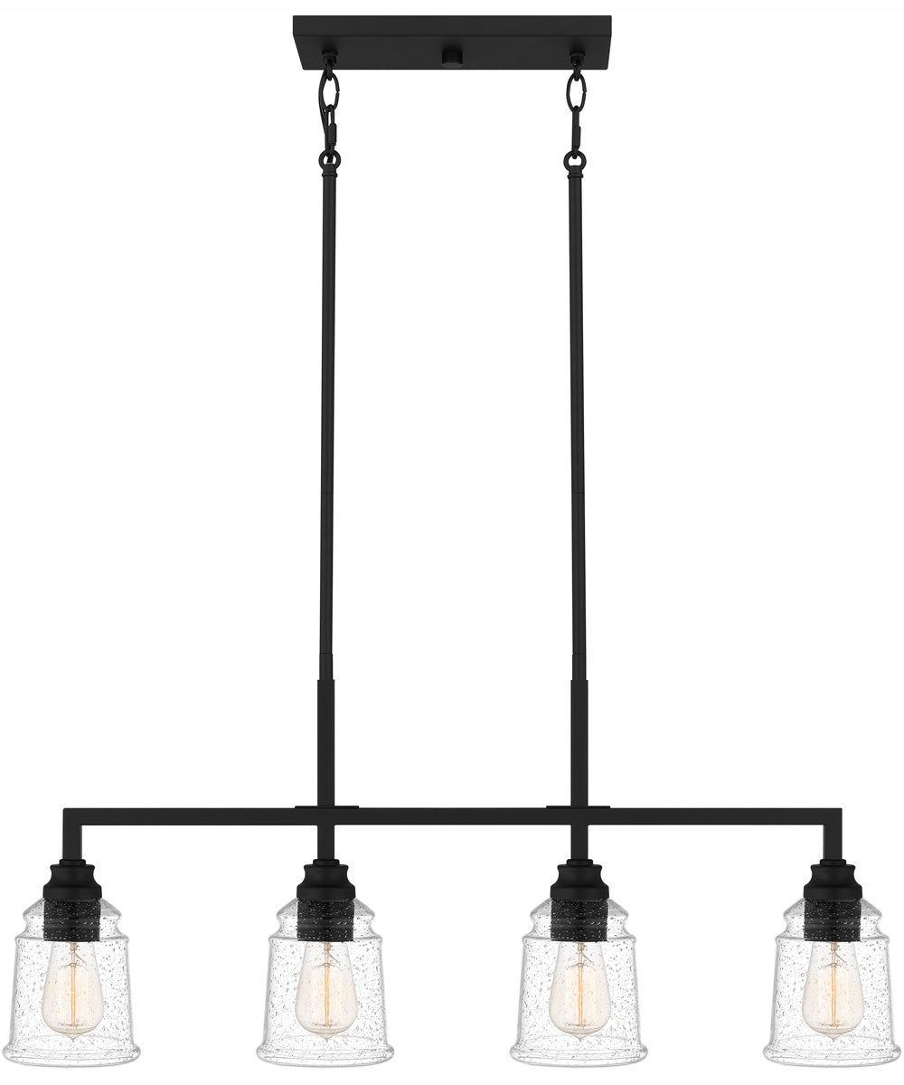 McIntire Small 4-light Island Light Matte Black