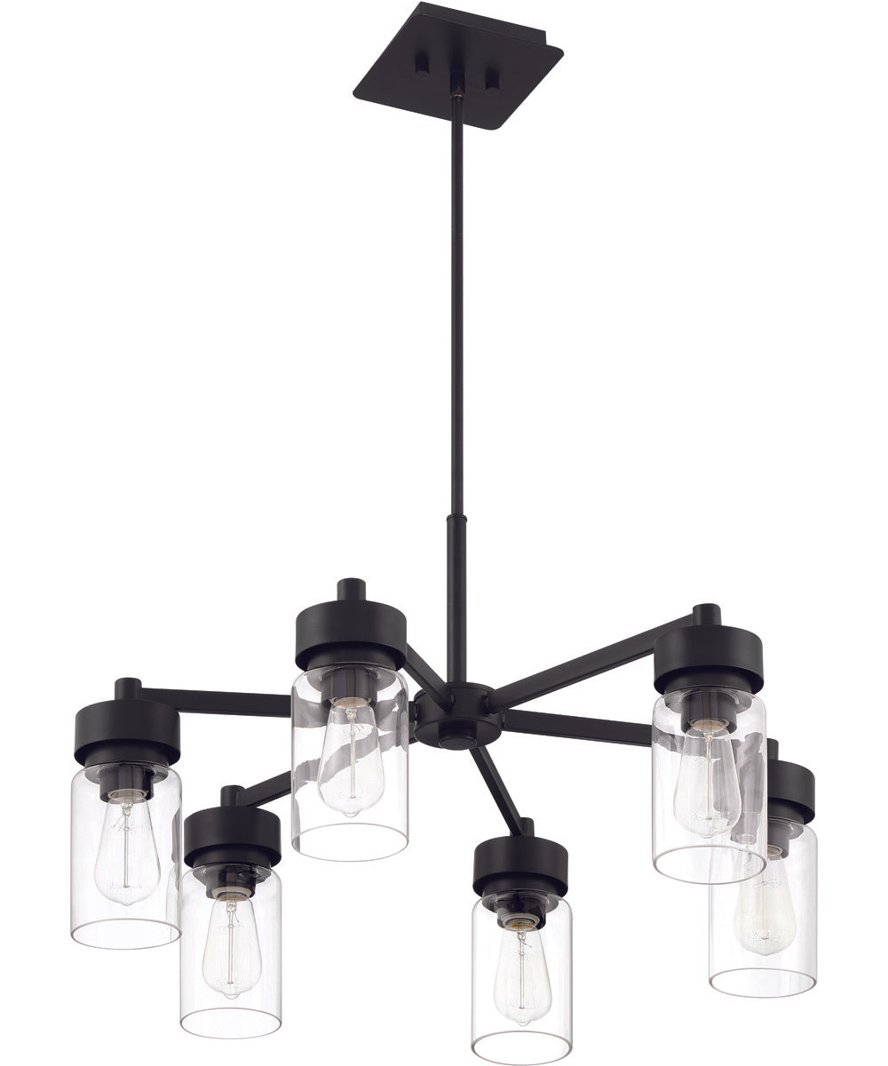 Bennet 6-Light Outdoor Chandelier Midnight