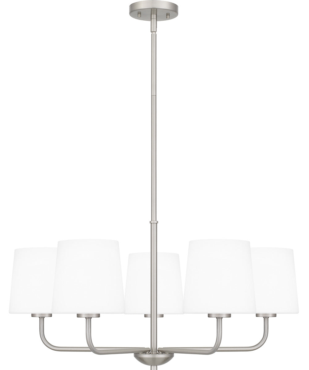 Gallagher 5-light Chandelier Brushed Nickel