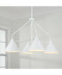 Alden 4-Light Chandelier Matte White