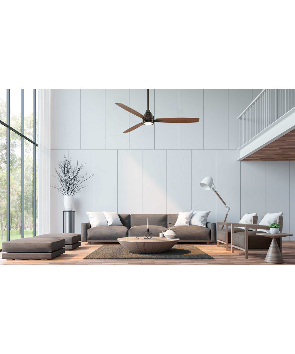 Gaze 60" LED 3-Blade Ceiling Fan Antique Bronze