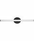 Phase 3 32 in. Large Modern 3CCT Integrated LED Linear Vanity Light Matte Black